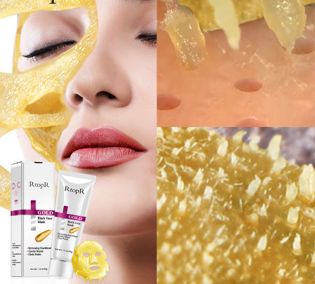 Gold Mask Black Mask - ROUTINE FASHION